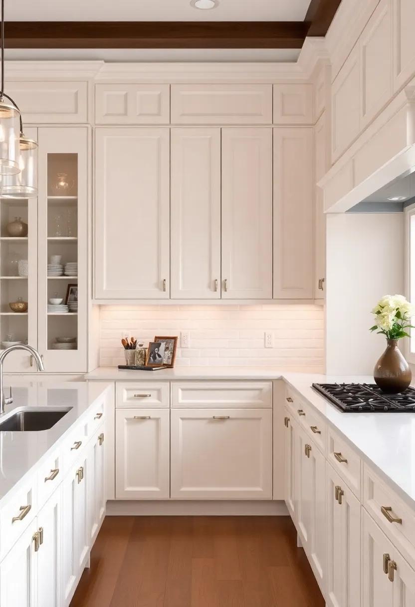 Elegant⁤ Details: Add intricate crown molding and decorative trim to ‍cream cabinets for a sophisticated, polished look