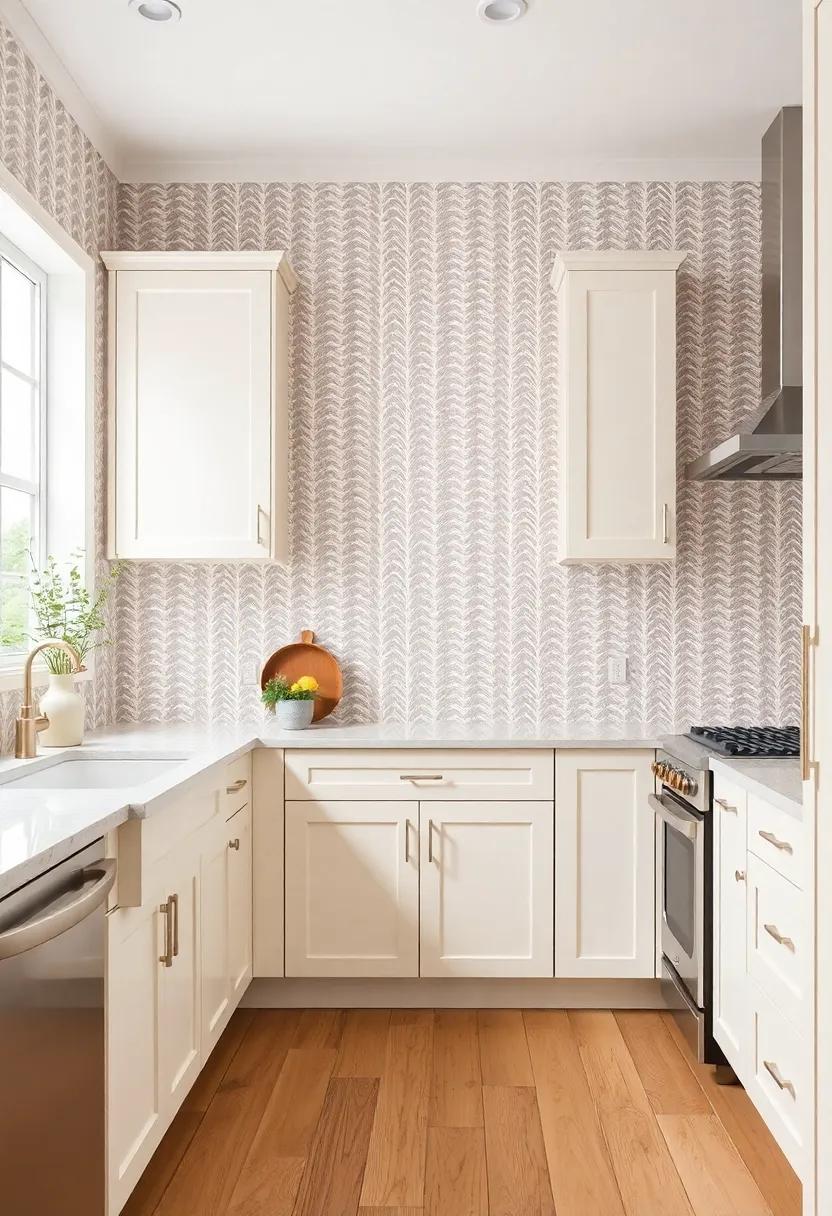 Play‌ with Patterns: Use patterned wallpaper or‌ tile in conjunction with cream cabinets to create a dynamic visual​ contrast that draws the eye