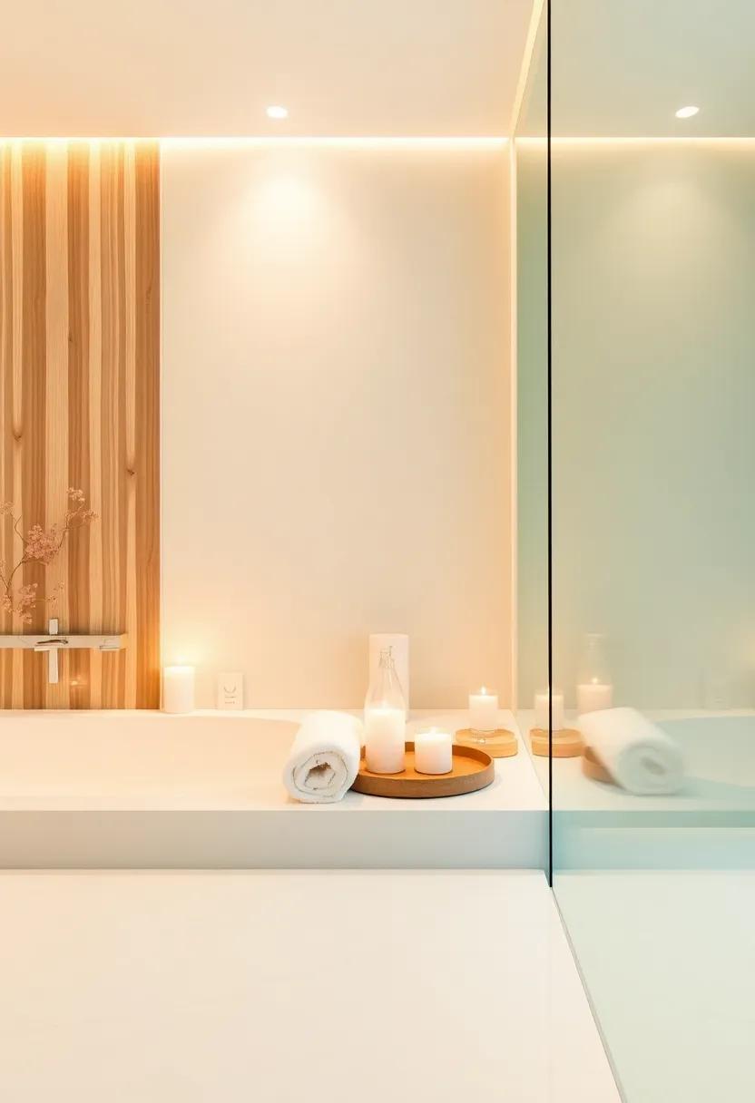 Create a Spa-Like ‍Atmosphere: Add soft towels, scented candles, and calming ⁢decor elements⁣ to ​evoke a serene spa vibe