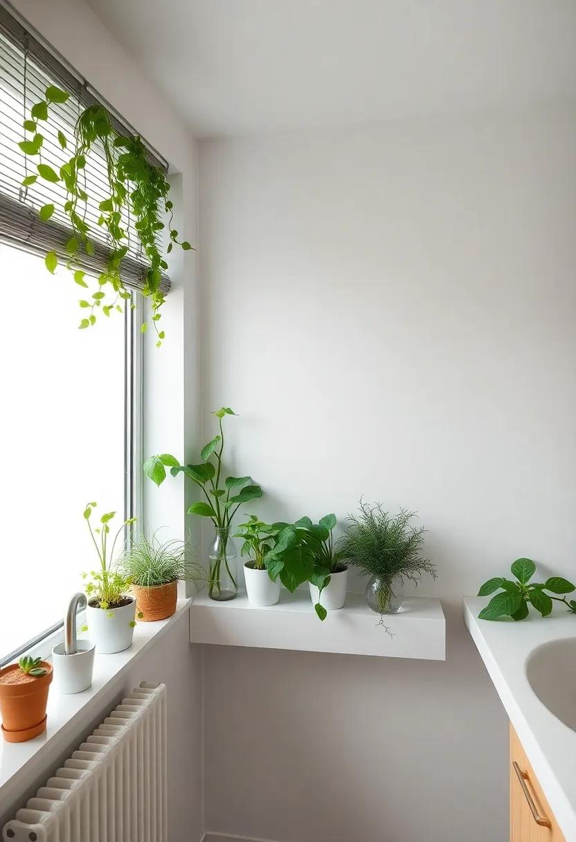 Create a Window Garden: If you have a ⁢window, line it⁤ with herbs or small ‍plants that thrive in humidity while adding life to your space