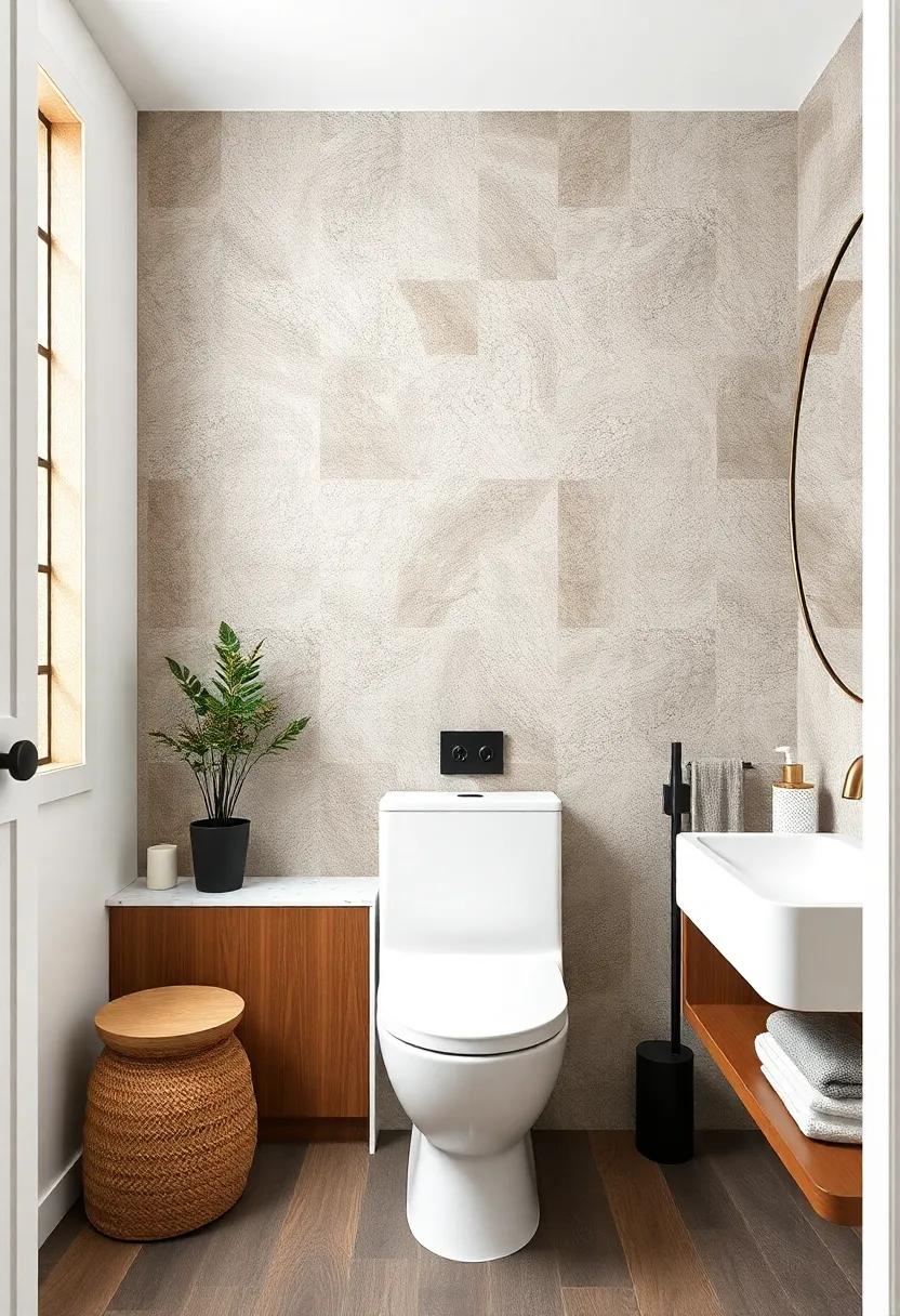 Mix​ Textures: Combine various materials like wood, ‌metal, and stone to create depth and interest in your bathroom design