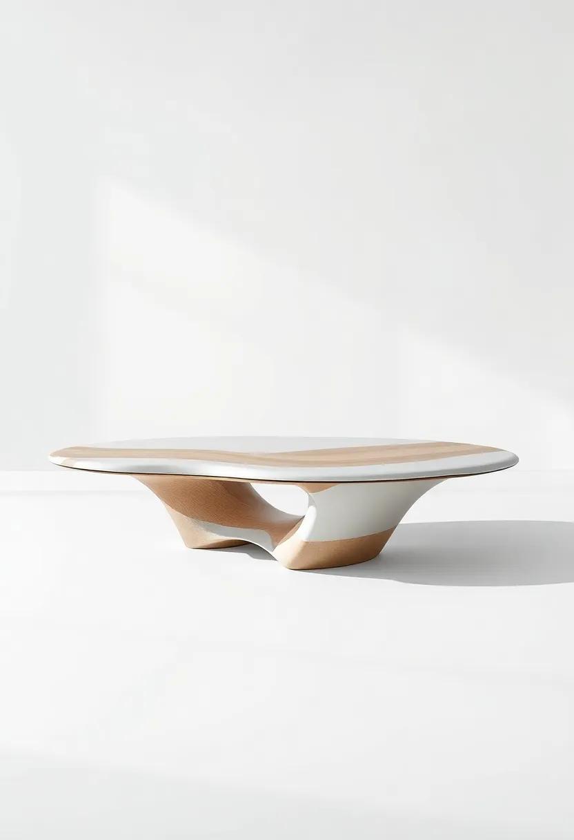 Organic Shapes: Inspired⁣ by ⁤nature, ⁤this coffee table⁢ is ⁢crafted with flowing lines ⁣and soft edges,⁢ bringing a touch ‌of serenity and fluidity to your⁤ room