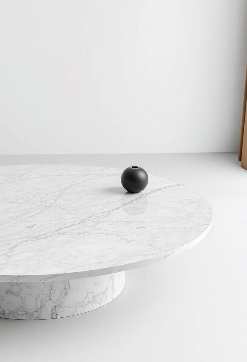 textured⁢ Marble: A stunning table ⁤with ⁤a honed marble⁣ surface, combining‍ beauty with practicality‌ and offering a luxurious yet easy-to-clean experience