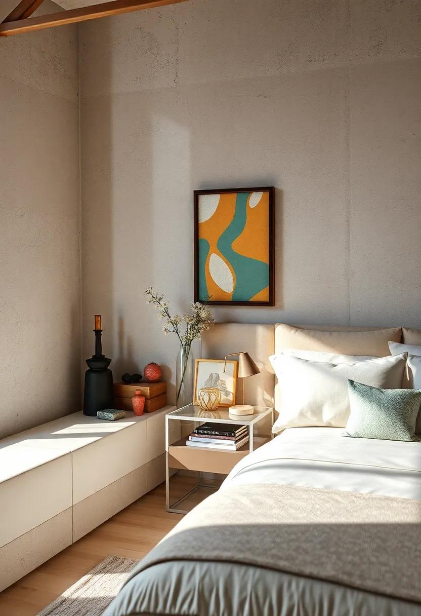 clear‌ Acrylic Elegance: A transparent acrylic nightstand that seemingly‍ disappears into the background while⁤ still offering‌ utility and style