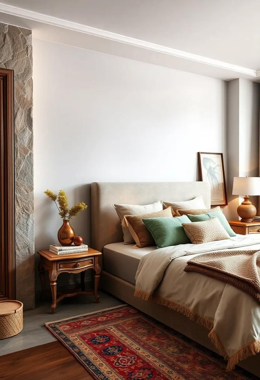 Elegant Antique: Search for antique ‍nightstands ‍that echo stories of the‍ past, complete‍ with intricate carvings and⁤ vintage charm