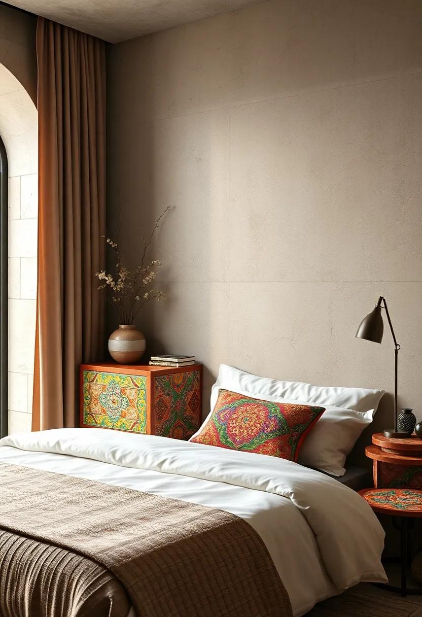 Hand-Painted Delight: Opt ⁢for⁣ a hand-painted nightstand that narrates a story ‌through intricate designs and vibrant hues, reflecting your personality