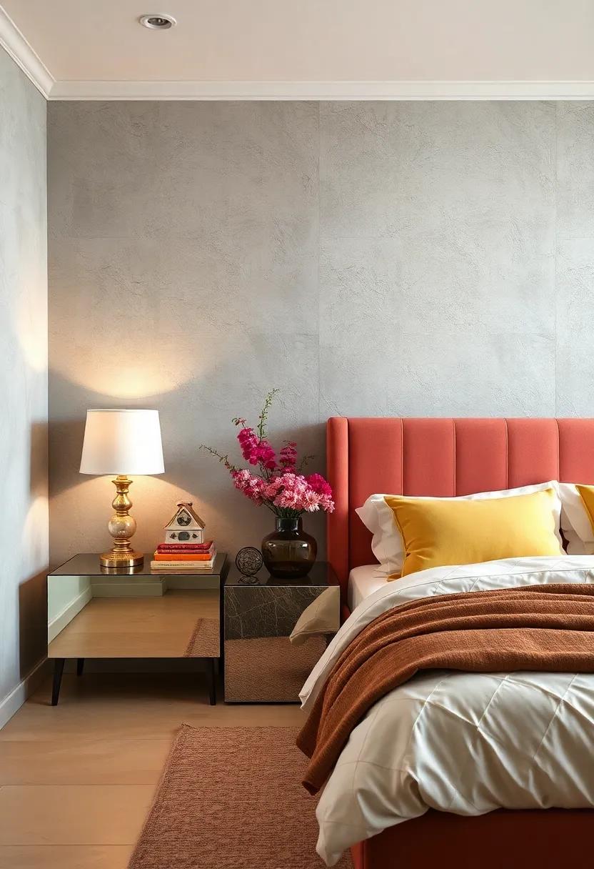 Mirrored ⁣Glamour: A mirrored ⁣nightstand that‌ captures ‍light⁣ and adds a touch of ​glamour,creating an illusion of space and ⁤enhancing⁤ your décor