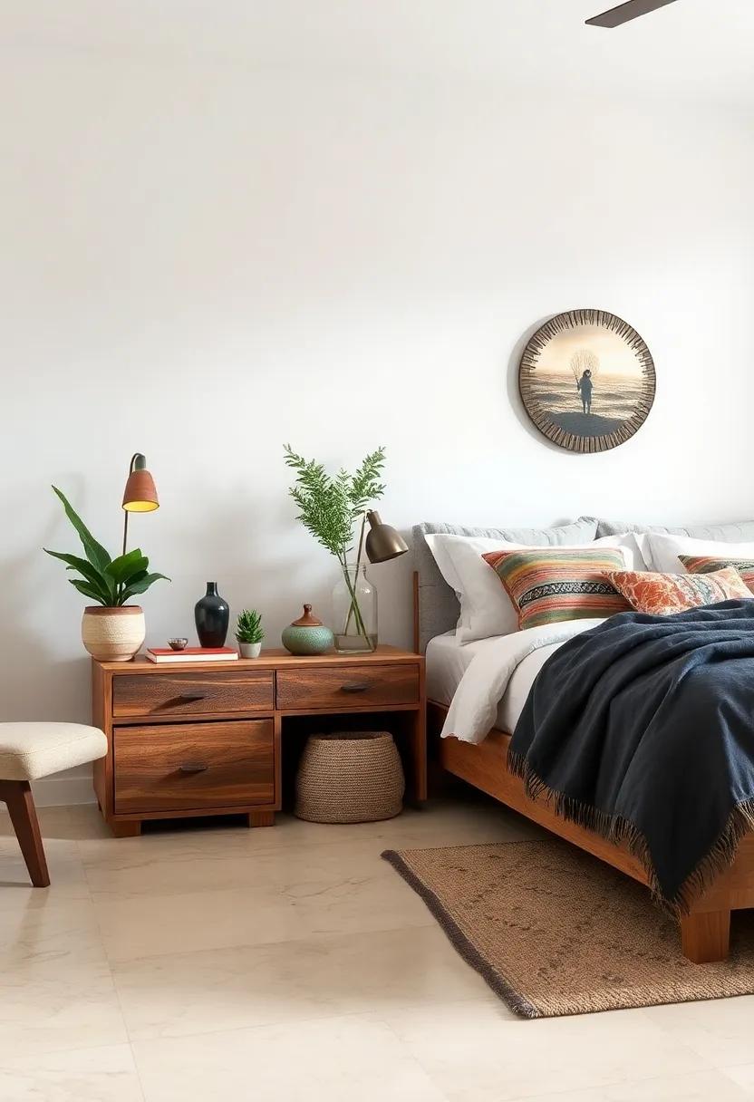 Reclaimed Wood Bliss: Embrace sustainability with a nightstand crafted from reclaimed wood, showcasing unique⁢ textures and histories