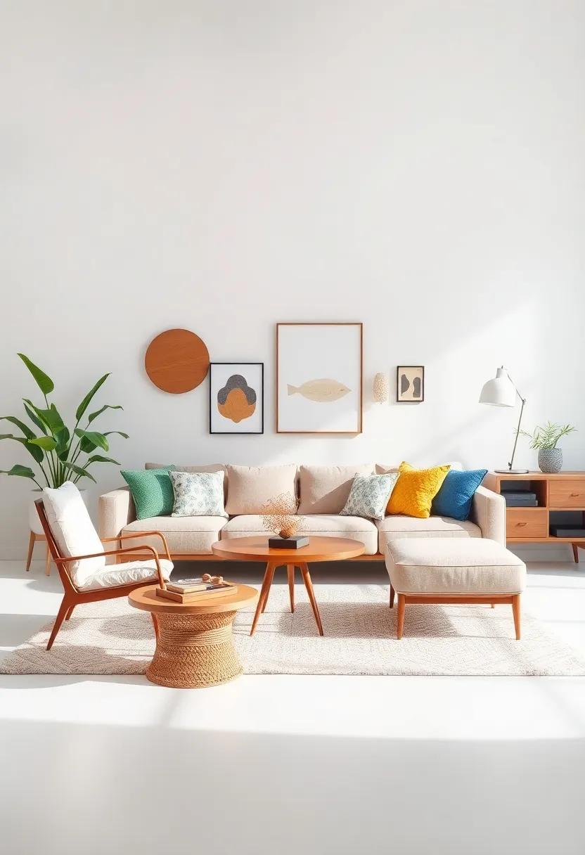 Curate ‍unique collections: Display curated objects alongside furniture⁤ to create zones that ‌foster conversation and connection, adding depth⁣ to ⁢your decor