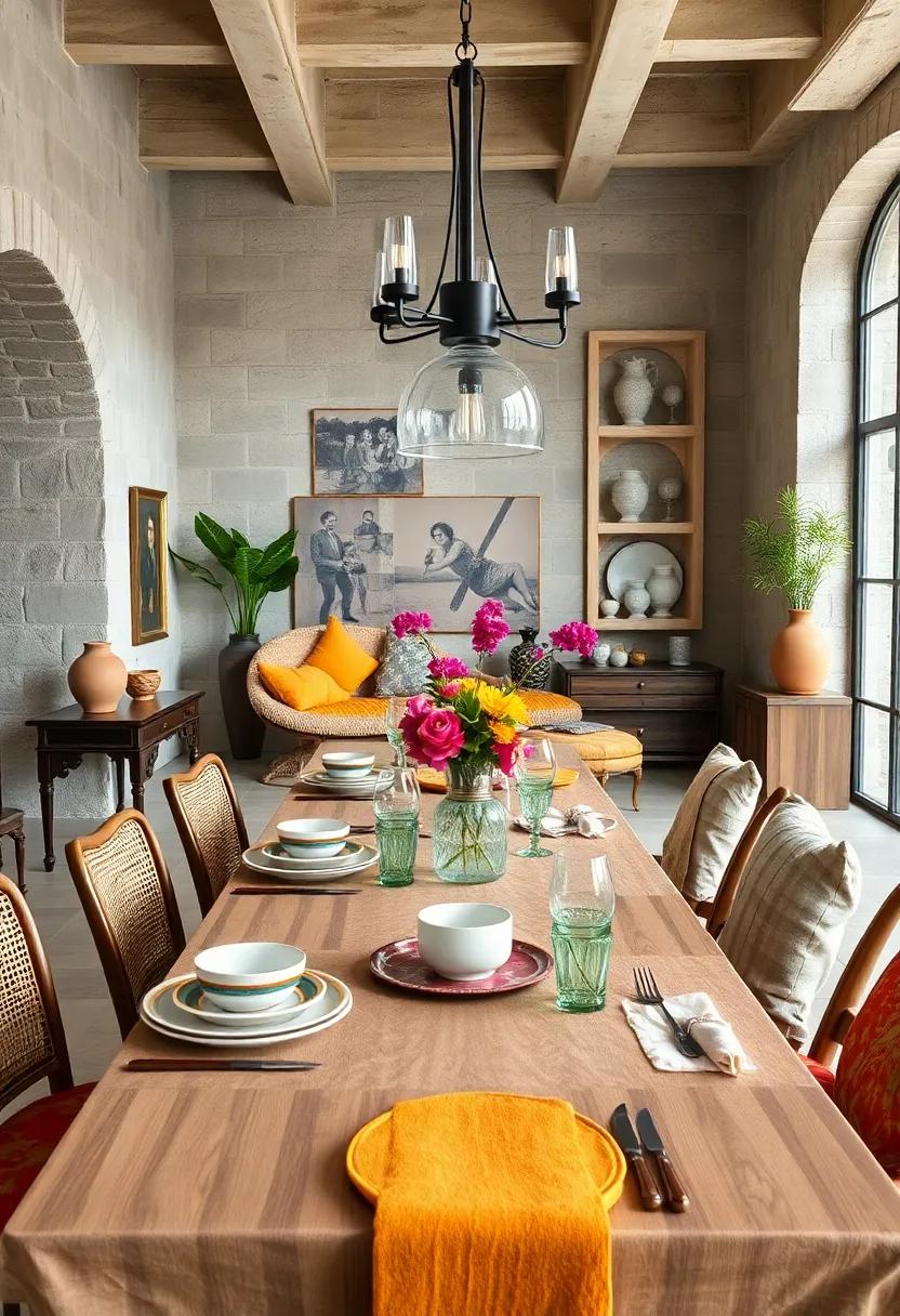 Old meets New ‍Table Settings: Pair your grandmother's ⁤china with colorful, modern dinnerware for a fresh ⁣take on traditional dining aesthetics
