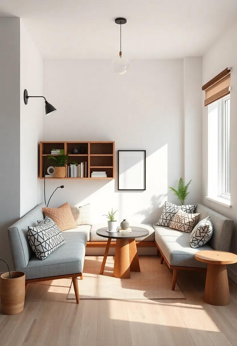 Create cozy reading nook corners⁢ with a blend of ‌different seating styles that invite relaxation and creativity