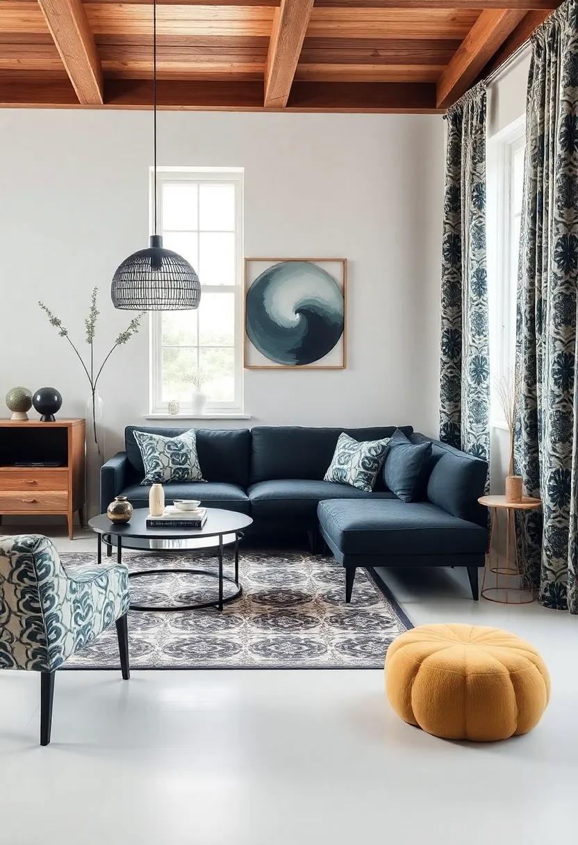 Don’t shy away from bold patterns—incorporate them in rugs or drapes⁤ while keeping the rest of the ⁣decor ⁤minimal