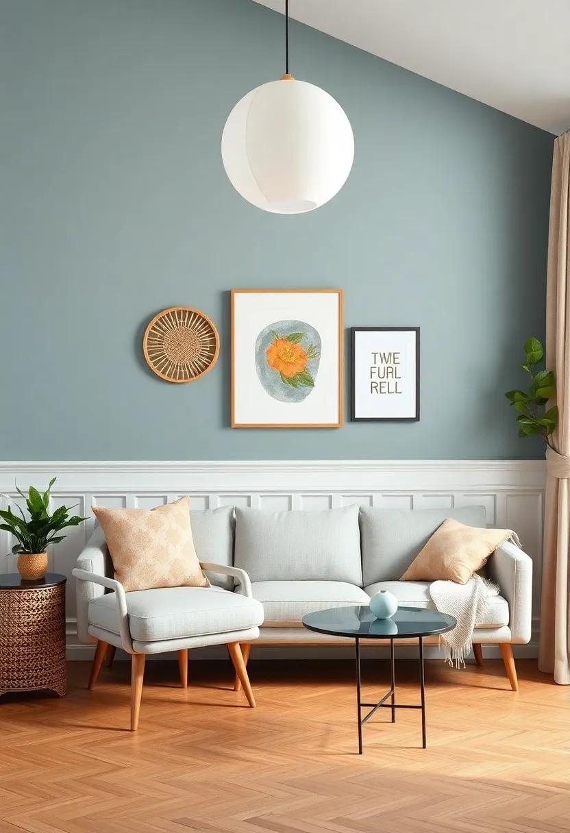Use wallpaper or paint to⁤ create​ an‌ accent wall that highlights a particular piece or theme in‍ your space