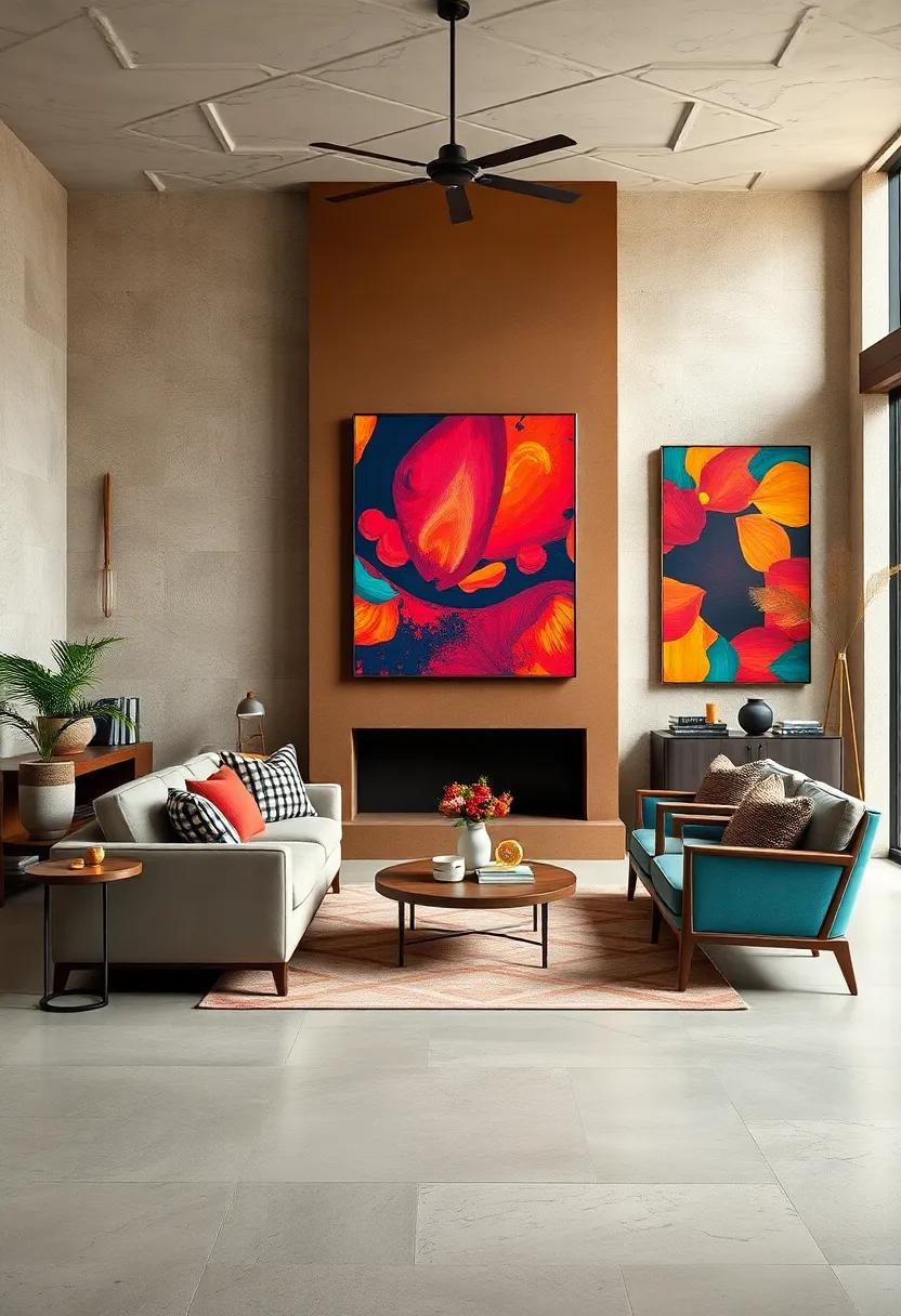 Vibrant Wall Art: Making Statements with Colorful Artwork