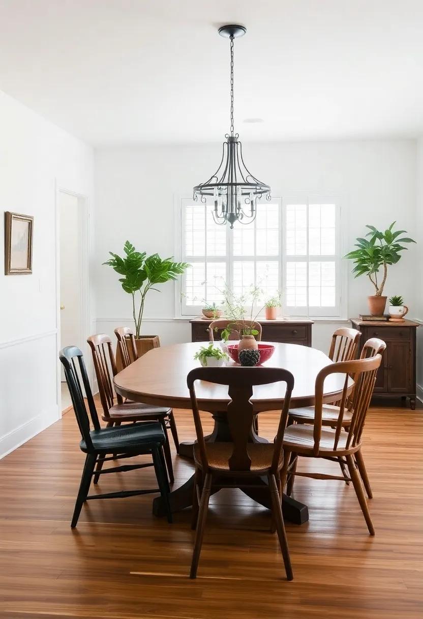 Harnessing Vintage Finds to Create ​a​ Timeless Dining room