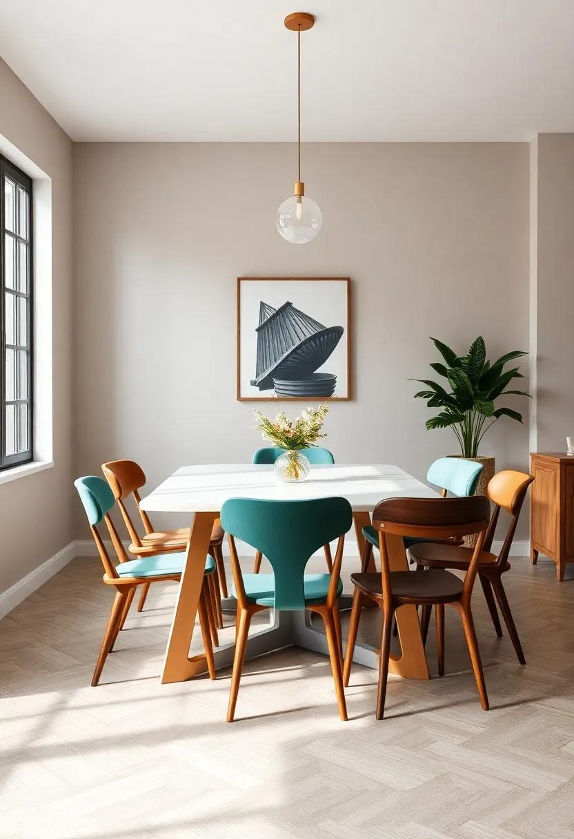 Embracing Cultural Influences in an ‌Eclectic Dining Setting