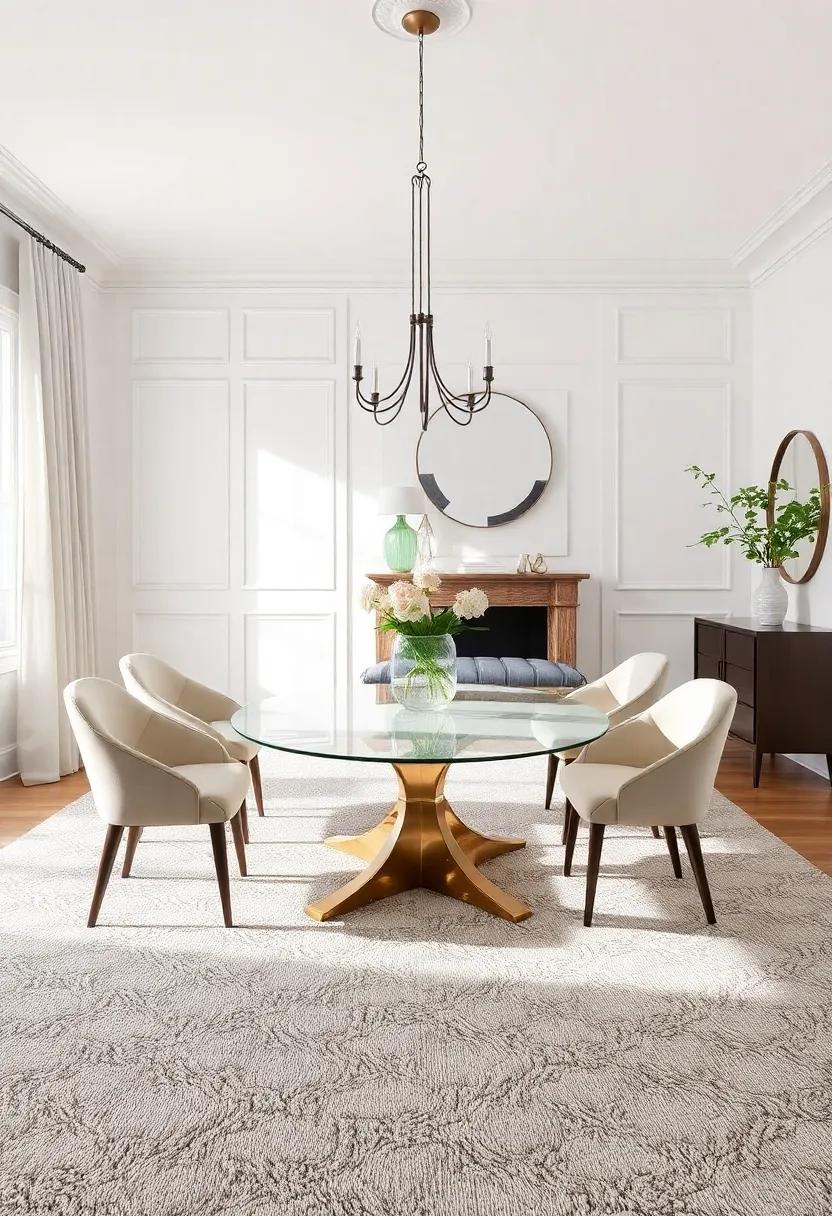 Textured Layers: Opt for a plush shag or woven carpet that⁤ adds depth and texture,‍ inviting guests to linger a little longer around the table