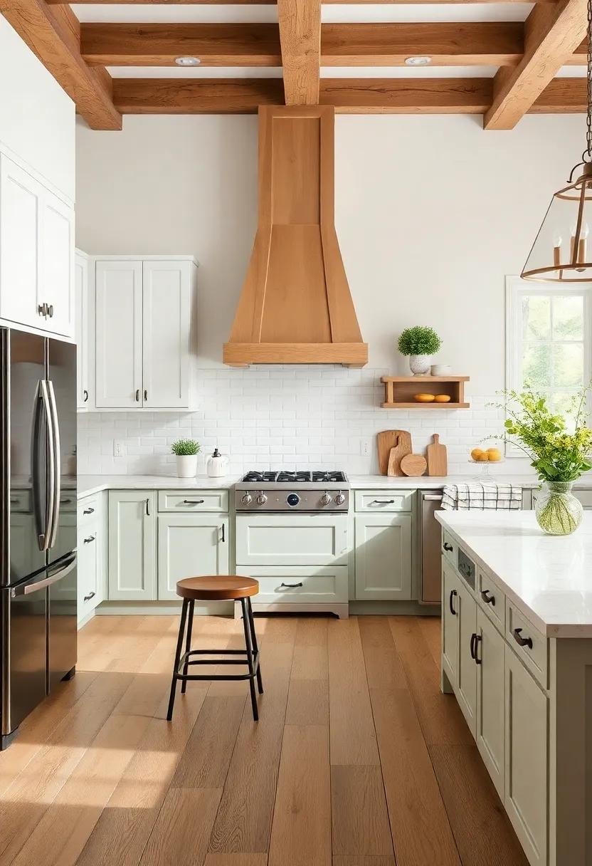 A Fusion of ⁢French Provincial and Contemporary styles for Distinctive Kitchen Design
