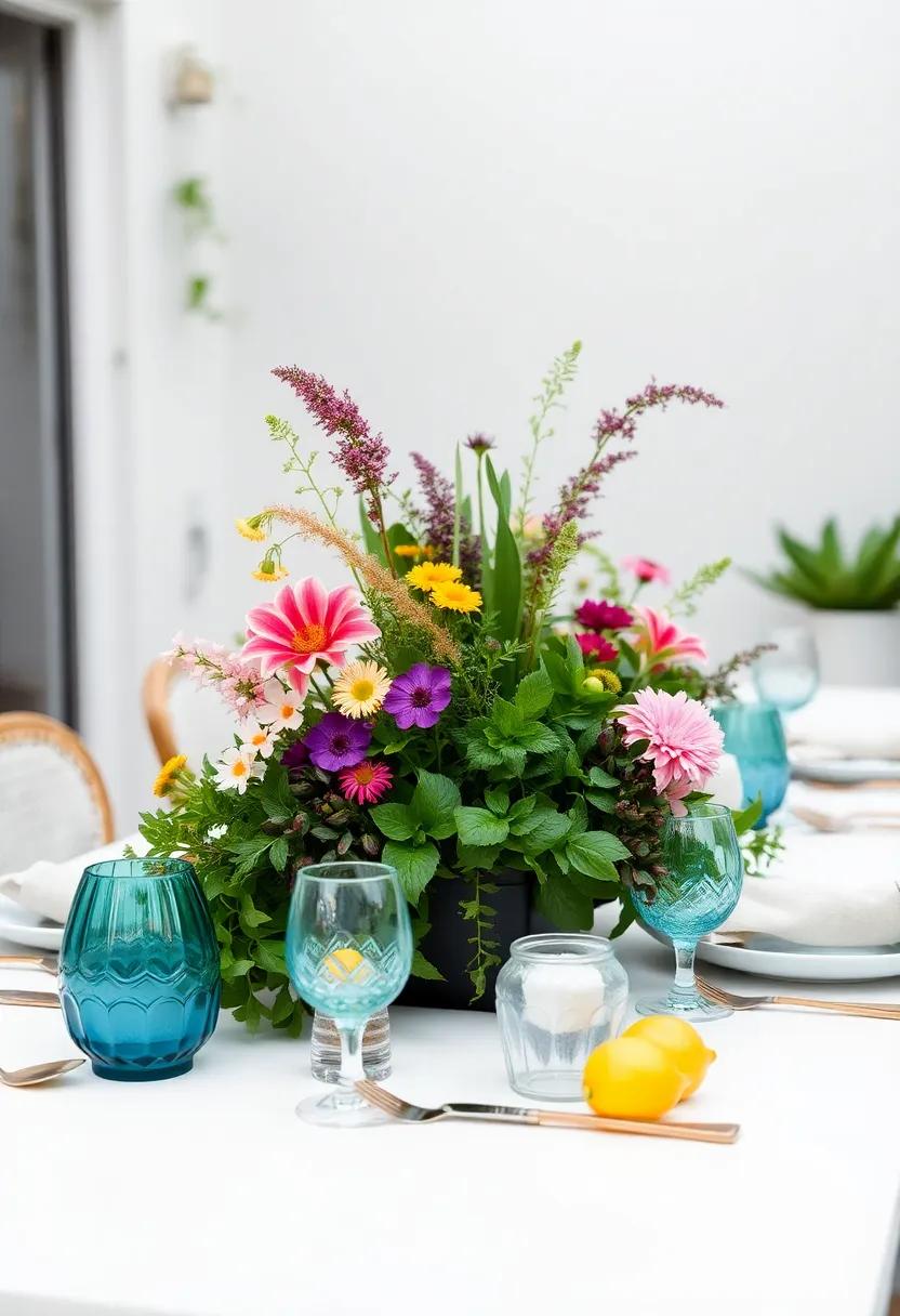 Culinary‌ Gardens​ as Centerpieces: Integrate⁣ herbs ⁢and edible flowers from⁤ your⁤ garden into the table setting, creating a farm-to-table⁣ experience that dazzles​ the senses