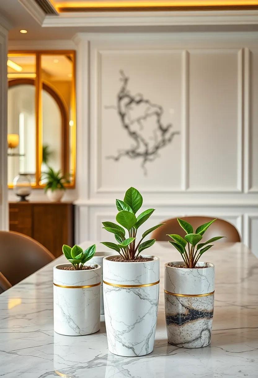 Stylish Serveware:⁢ Choose serving⁤ platters ‌and bowls in gold‍ or ⁢marble to enhance⁤ your ‍dining experience