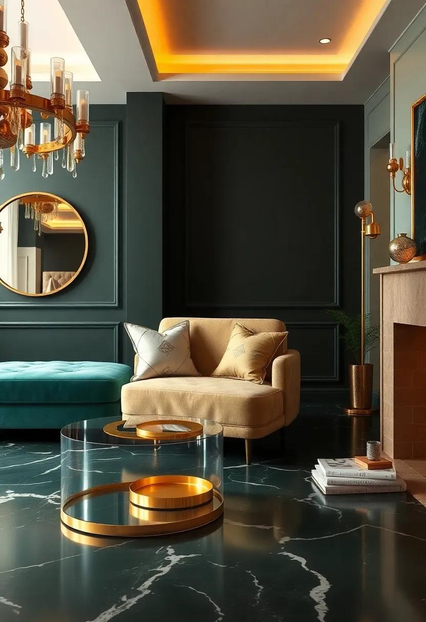Brass and Copper Accents: Add warmth and richness to your decor ​with metallic touches that bring a​ modern ‌twist to⁤ classic⁣ glamour