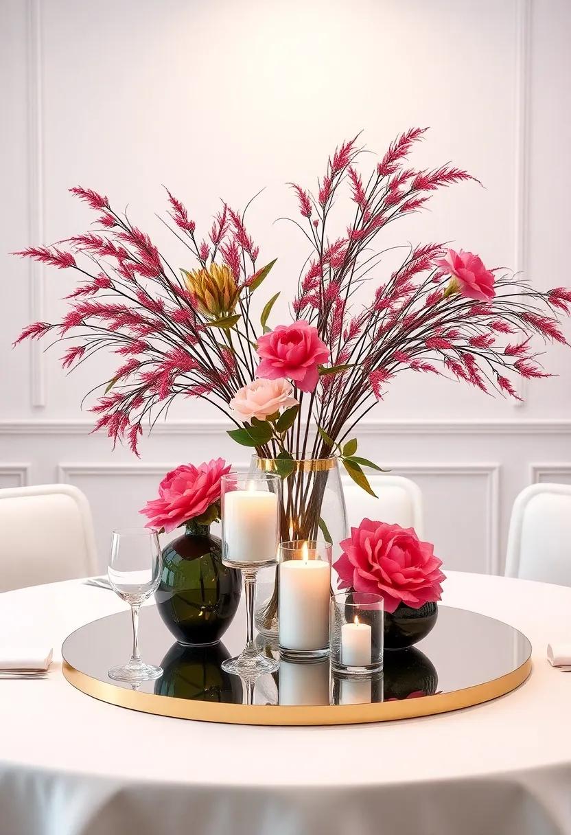 Artistic Centerpiece: ⁢Create a ⁢stunning table display with ‌a ⁤unique⁤ centerpiece that ⁢embodies your ​personal ​style and flair