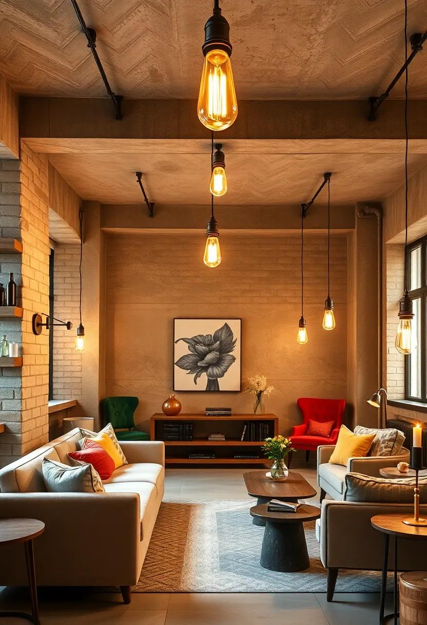 defining Space with Edison Bulbs:‍ A Study in⁣ Light​ and shadow