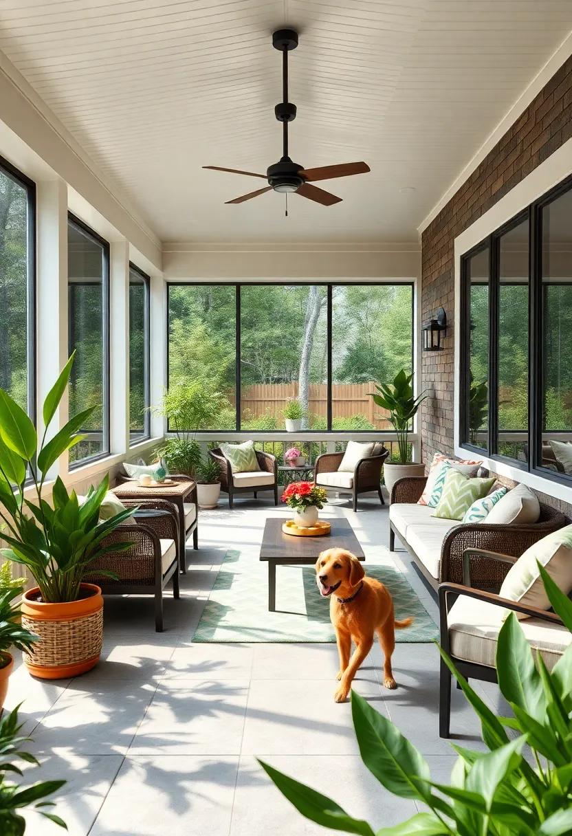 Pet-Friendly Paradise:⁢ Designate a cozy corner with pet-friendly furniture and toys, ensuring that your furry friends are included in the ⁢fun