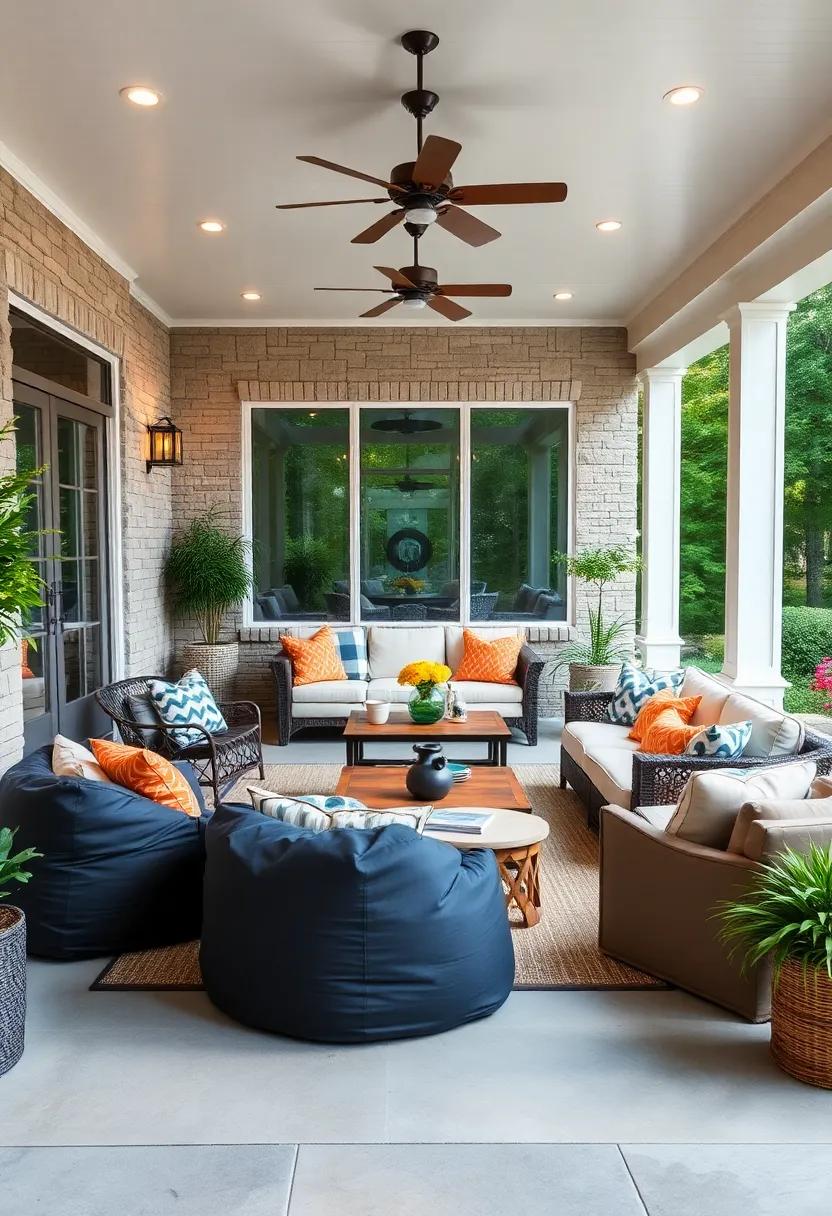 Family-Friendly Fun: create a spacious⁤ area with bean bag chairs​ and board games to ensure⁢ guests of all ages ⁣are entertained and engaged