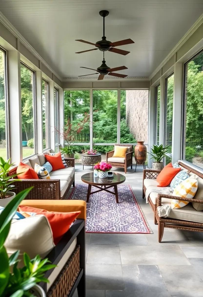A Splash of Color: Use bold, vibrant ‍cushions and ⁣rugs to infuse energy into your space, making it a ⁣lively‌ backdrop⁤ for social encounters