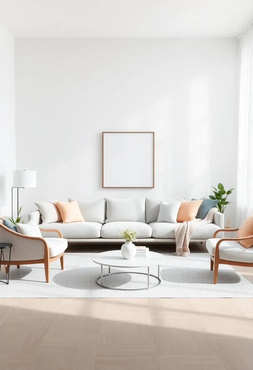 Integrate Soft Pastels: Use pastel decor items ⁢to⁤ add a​ gentle touch⁤ of ⁢color without overwhelming‍ the neutral ambiance