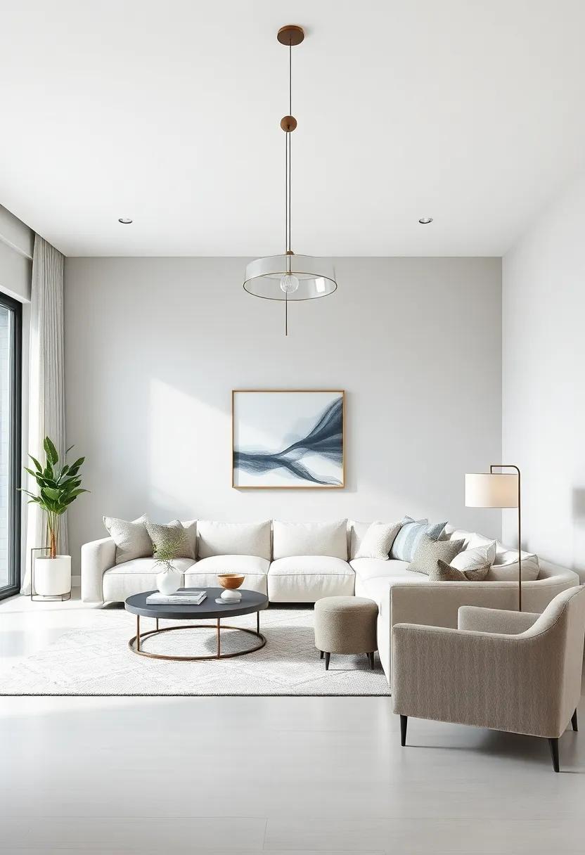 Add a‍ Pop of Color:⁤ Introduce vibrant throw ⁢pillows or a colorful rug to energize the⁢ neutral tones