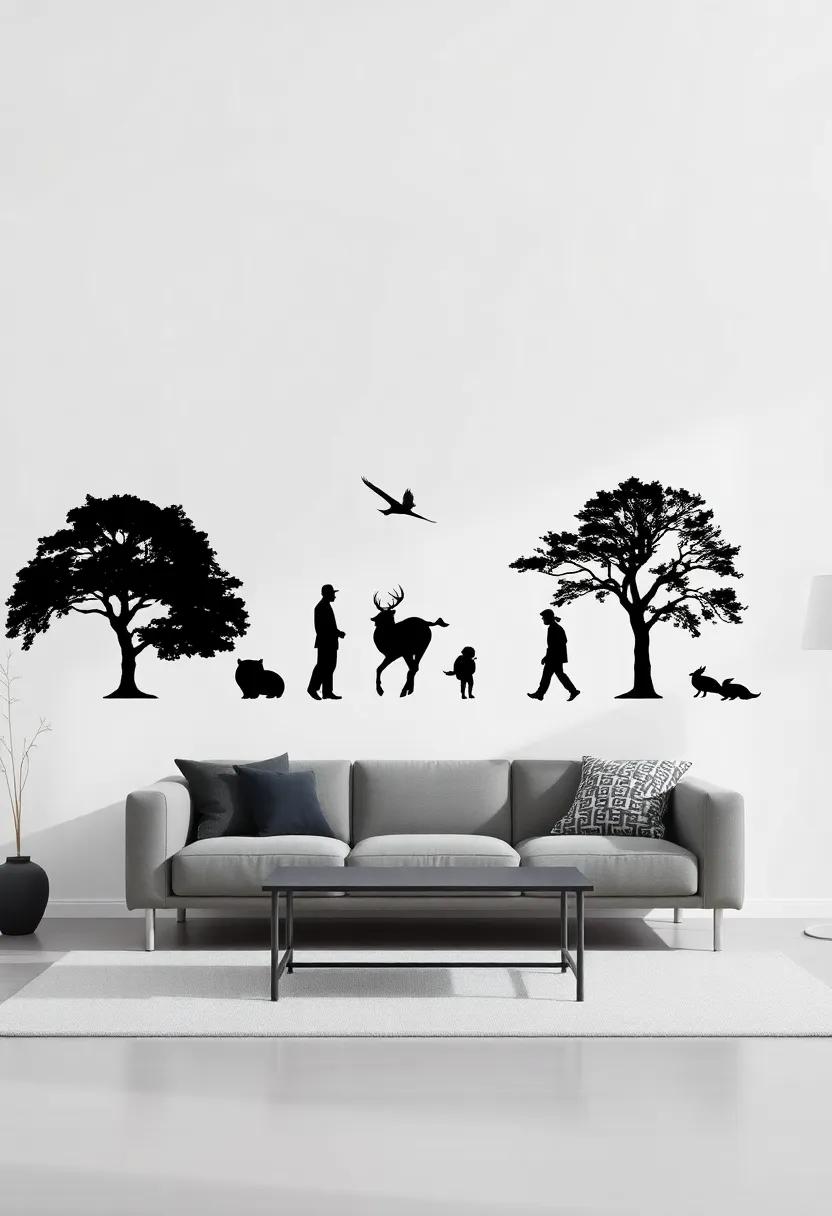 Street Art ​Vibes: Bring an urban flair indoors with striking graffiti-style decals that bring a sense of​ adventure ⁣to your living room