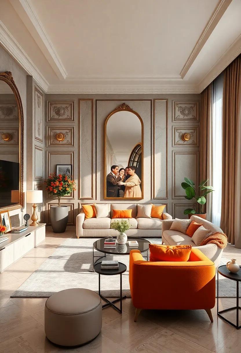 Neo-Classical: Incorporate classical elements such as ornate moldings, grand mirrors, and​ timeless furnishings for an⁣ air​ of elegance and ‌grandeur