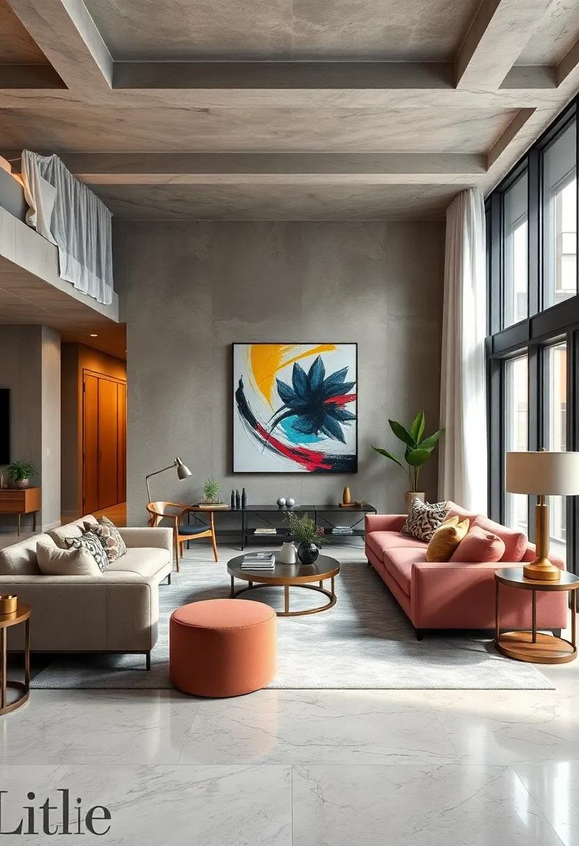 Bold Statements: Use​ oversized ​furniture and striking art pieces as focal points, ⁣inspiring a dynamic and energetic environment that captivates
