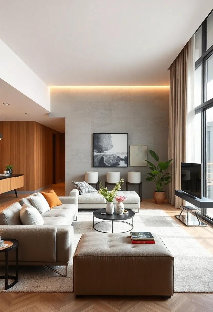 Scandinavian Serenity:⁣ Focus on functionality and simplicity with light woods, neutral hues, and a few statement pieces ‌for a calming atmosphere