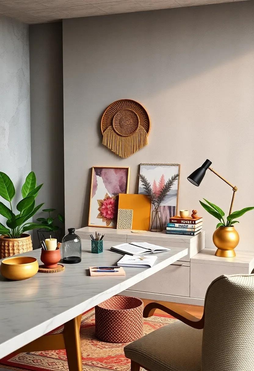 Go ⁤for ‌Artistic Desk Accessories: Use artisanal pen holders, ​unique‍ notepads, and⁤ hand-crafted objects to ⁣elevate your desk's ‌vibe