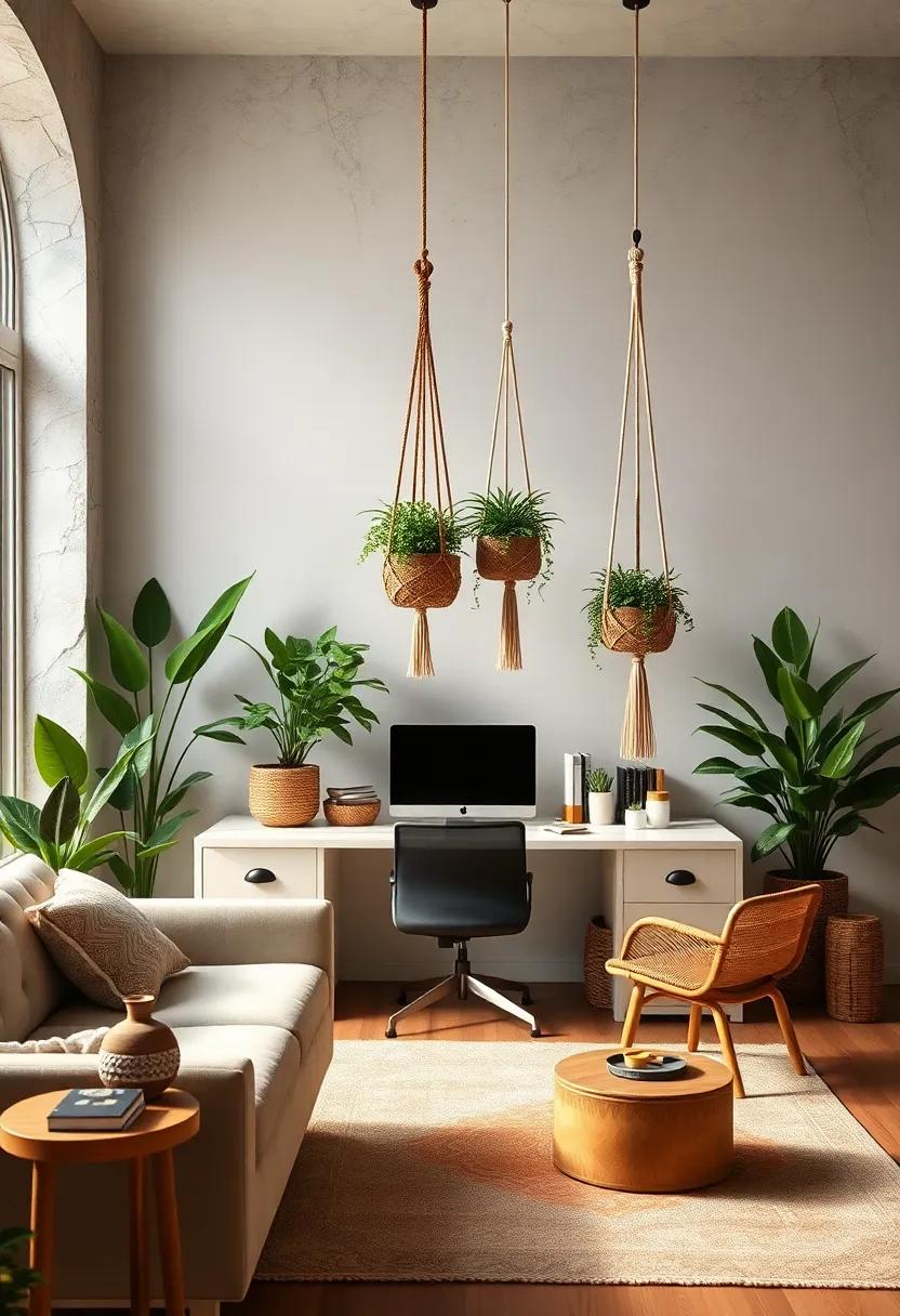 Add Macramé ⁤Plant​ Holders: Hang lush plants in beautiful macramé holders ⁢to ⁤create an ‌earthy, ⁣bohemian‍ touch that draws the⁣ eye ​upward