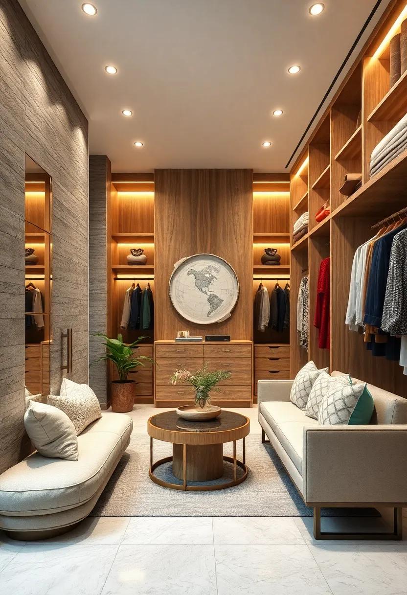 Natural Elements: Experience the elegance of‌ incorporating natural materials, such as wood‍ and stone, into closet designs, bringing‌ a calming and organic‌ touch to an opulent space