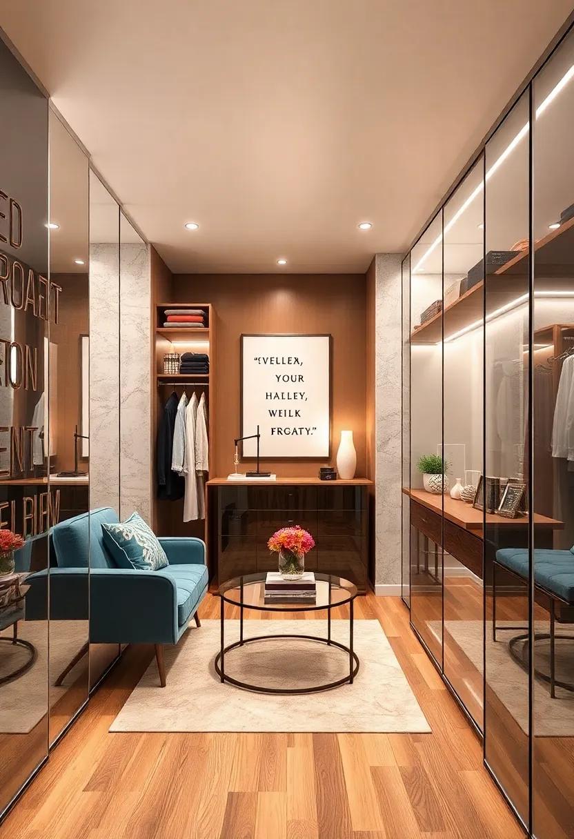 Inspirational Messages: Find out how incorporating motivational quotes or affirmations in your closet can transform ⁢your space into a haven of positivity and inspiration