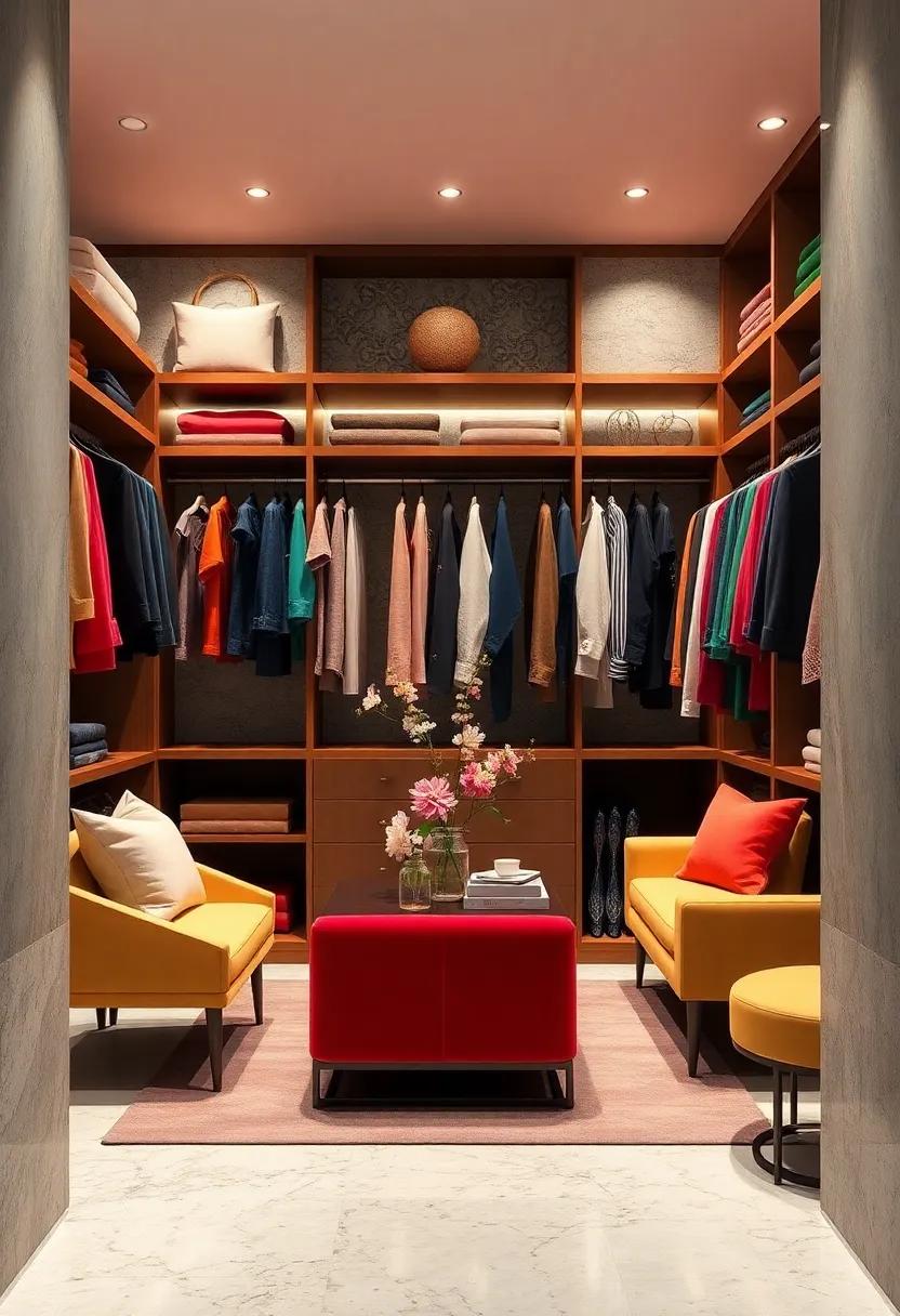 Color-Coded Elegance: ⁢Learn how coloring your wardrobe can not only organize but also beautify your space, as seen in‌ celebrity ​closets where ⁣shades of the​ rainbow create a‍ visually stunning‍ environment