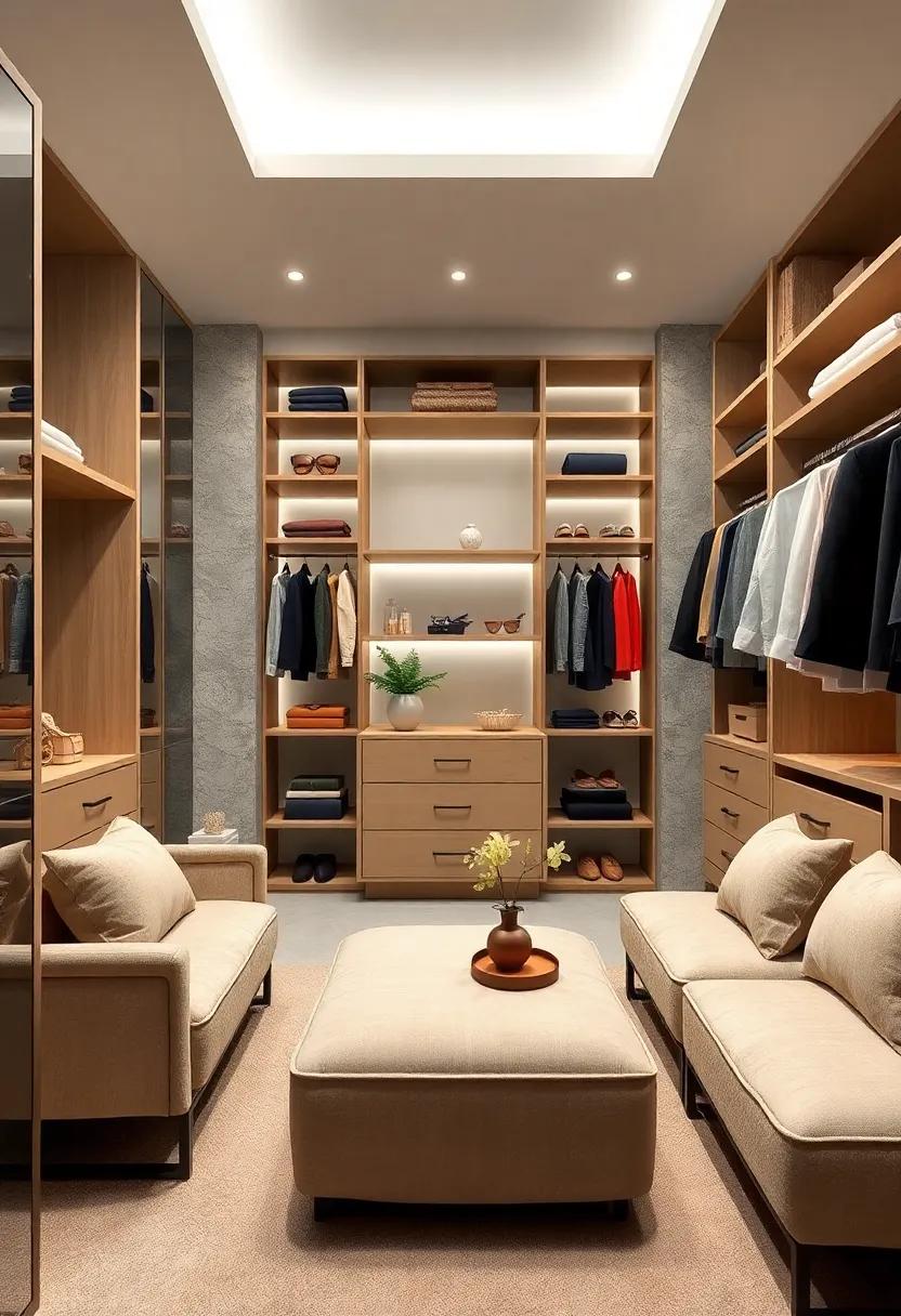 Minimalist Chic: Explore the beauty of simplicity with minimalist celebrity closets featuring sleek ⁢lines, neutral ‍palettes, and open‌ shelving that⁤ emphasize a curated collection