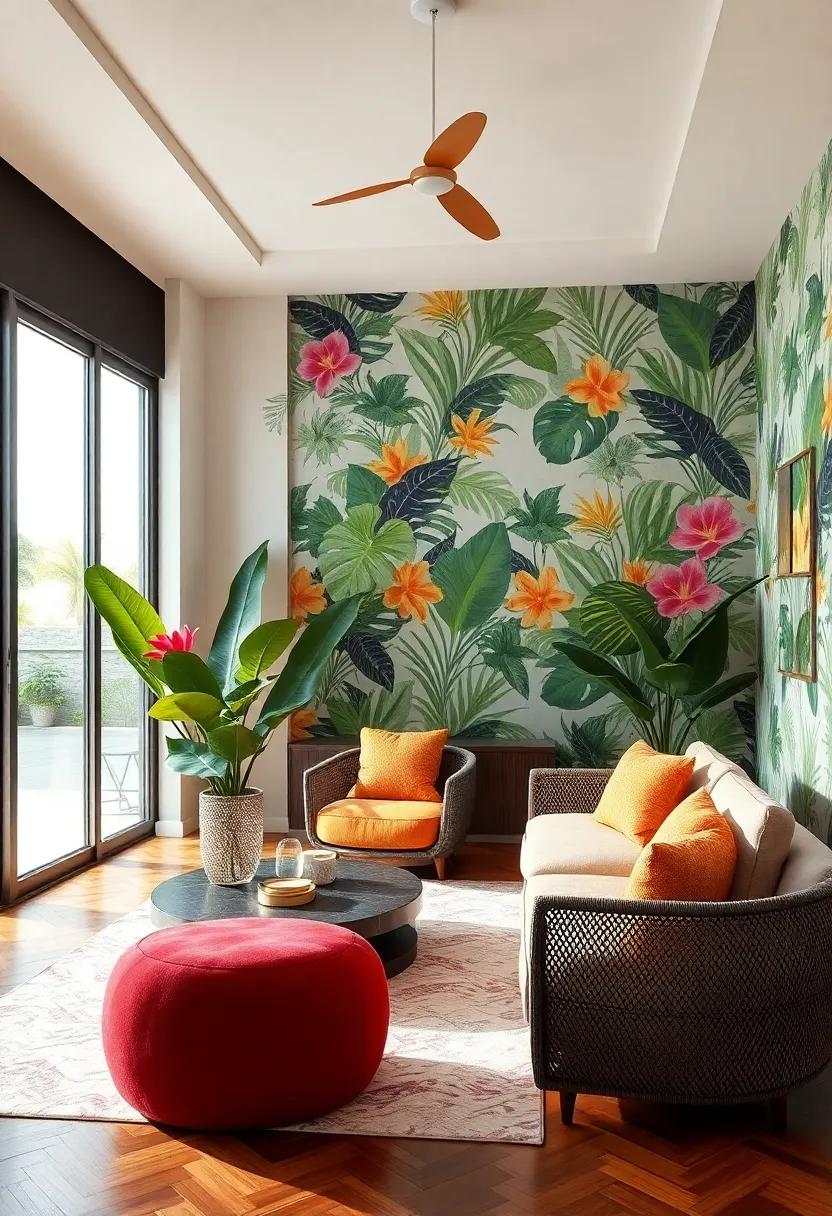 Color Inspirations from Tropical Flora for Stunning Interiors