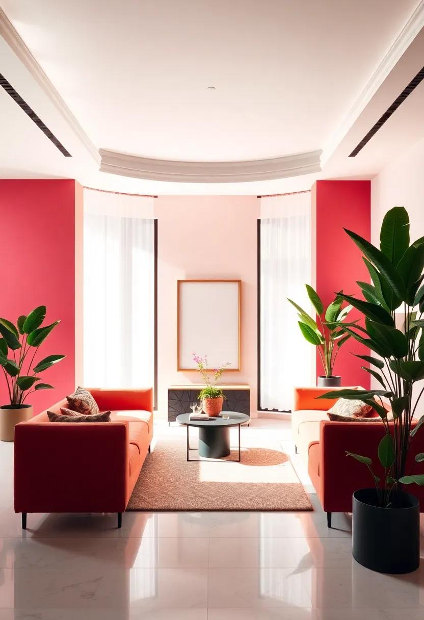 Tropical-Inspired ‍Color Blocking for a Contemporary Luxe Look