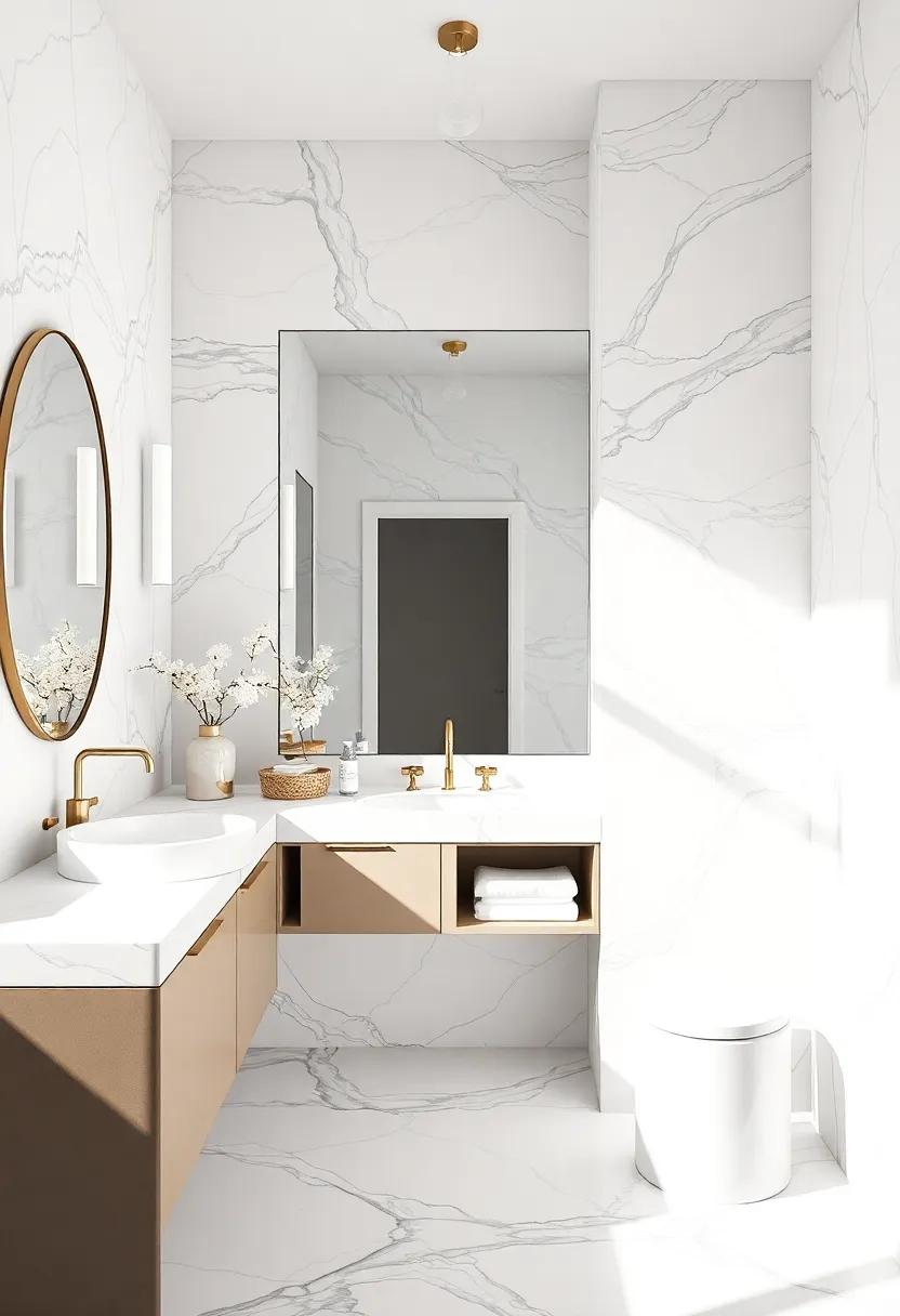 Statement ⁣Art Pieces That Infuse Character ‌into Your Vanity Area