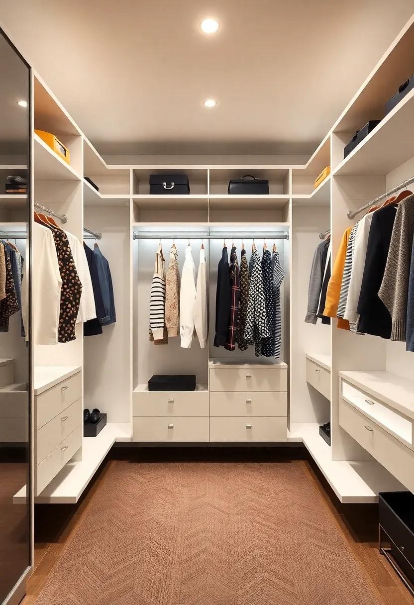 Boutique-Inspired Display:⁣ Open‌ shelving and stylish hangers turn‌ this closet into a fashion​ showcase, ⁣making it easy ​to admire and access ‌your favorite pieces