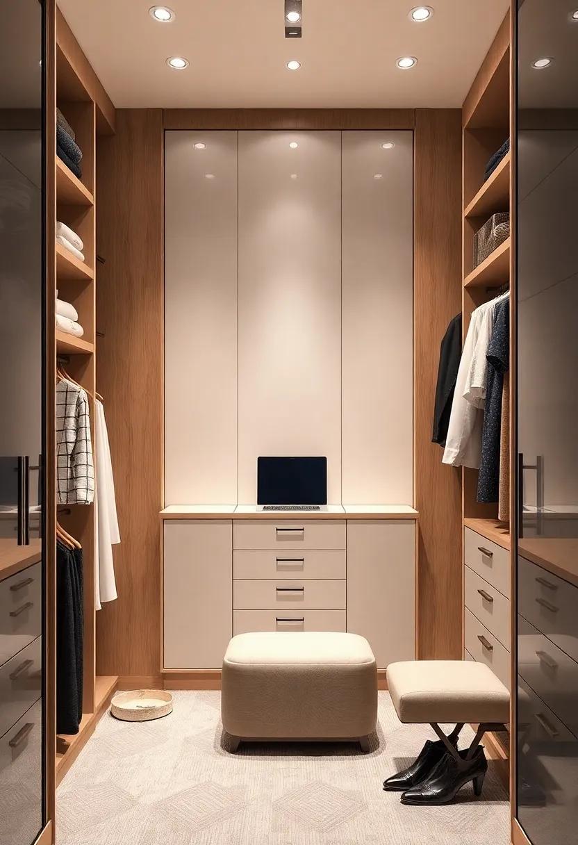 High-Tech ‍Touches: State-of-the-art⁣ gadgets and ‍smart⁢ organization⁣ systems ⁣make dressing ⁤up efficient⁣ and ​enjoyable, merging ⁣luxury ⁤with modern ‌convenience