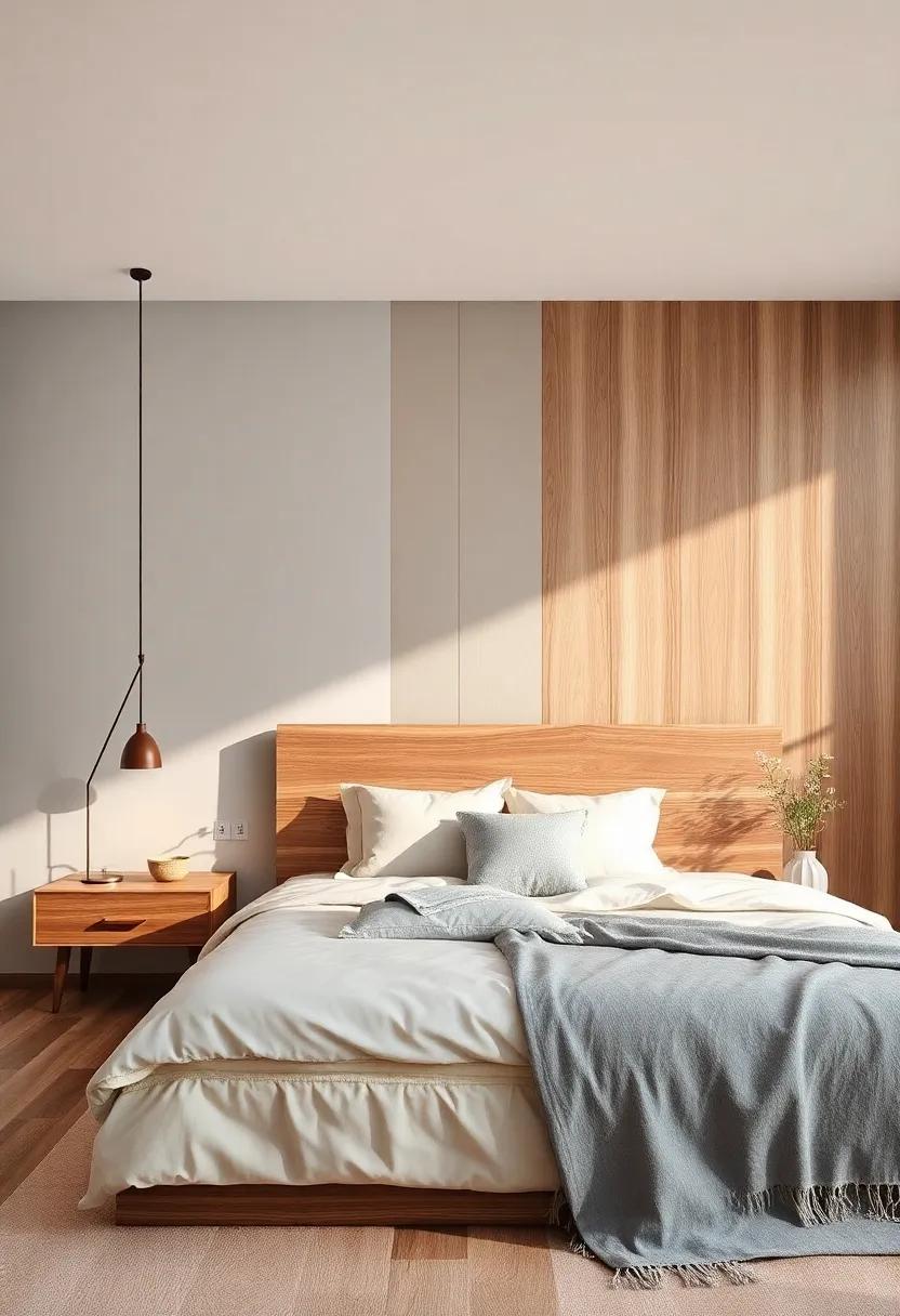 Color Coordinate: harmonizing Your Bedroom with Wood Accents