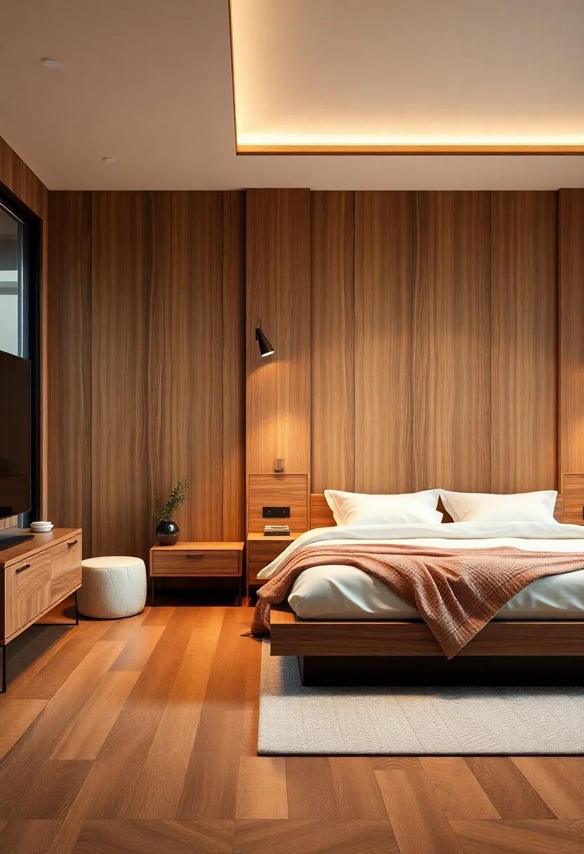 Lighting and ⁤Wood: Enhancing ​Ambiance in Your ‍Sleep Space