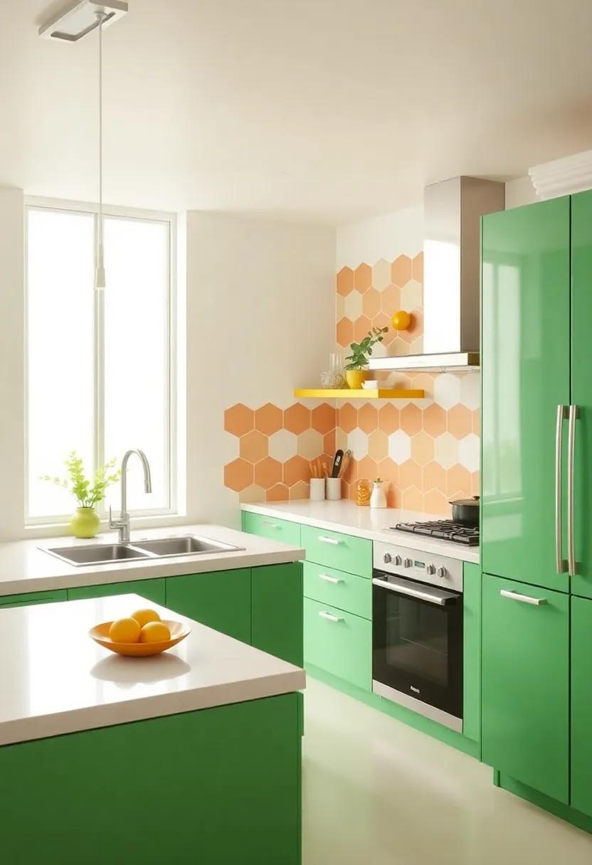 Embracing‍ Bold Colors: The Heart of Atomic⁤ Style in Kitchen⁣ Spaces